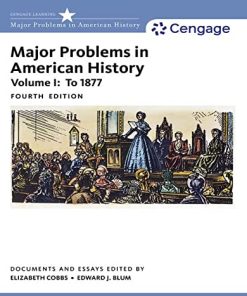 Major Problems in American History Volume I 1 4th