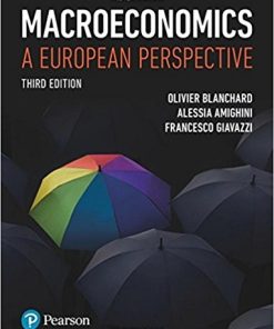 Macroeconomics A European Perspective 3th by Olivier