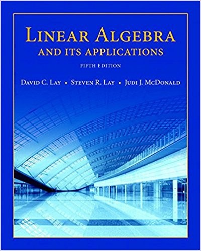 Linear Algebra and Its Applications 5th by David C Lay