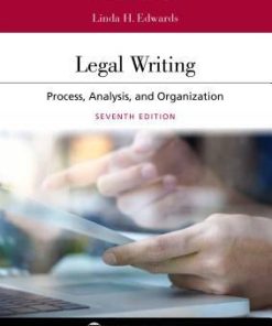 Legal Writing Process Analysis And Organization 7Th