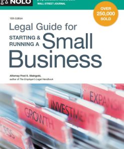 Legal Guide for Starting and Running a Small Business 15th 15E