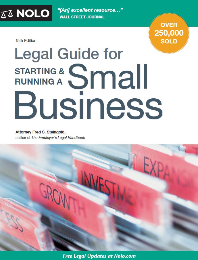 Legal Guide for Starting and Running a Small Business 15th 15E