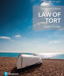 Law of Tort 13th 13E John Cooke