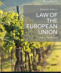 Law of the European Union 11th by John Fairhurst