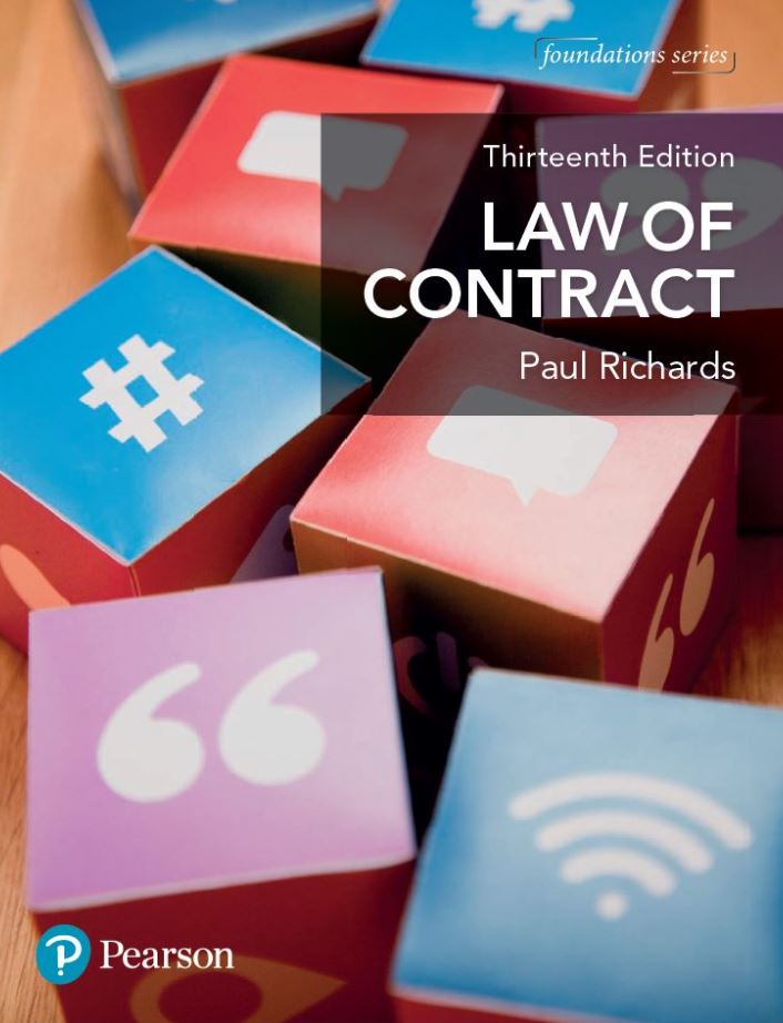 Law of Contract 13th 13E Paul Richards