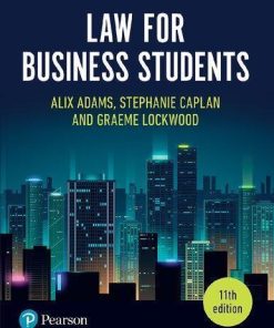 Law For Business Students 11th