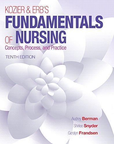 Kozier Erbs Fundamentals Of Nursing 10Th