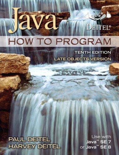 Java How To Program Late Objects Version 10Th
