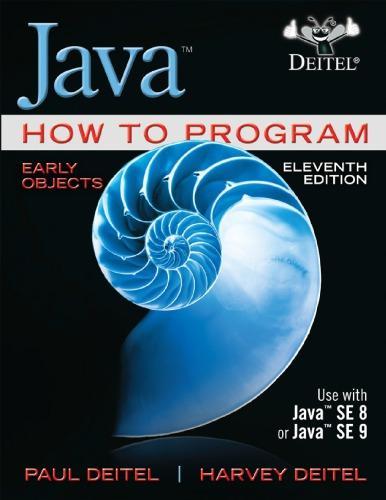Java How To Program Early Objects 11Th
