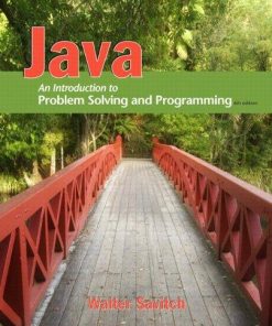Java An Introduction To Problem Solving Programming 6Th