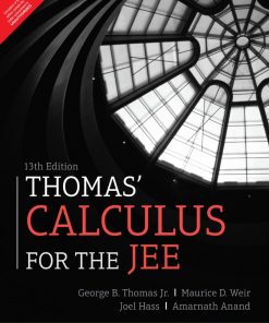 Thomas Calculus For The Jee 13th 13E George Thomas
