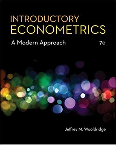 Introductory Econometrics A Modern Approach 7th by Jeffrey