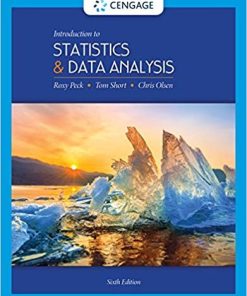 Introduction to Statistics and Data Analysis 6th