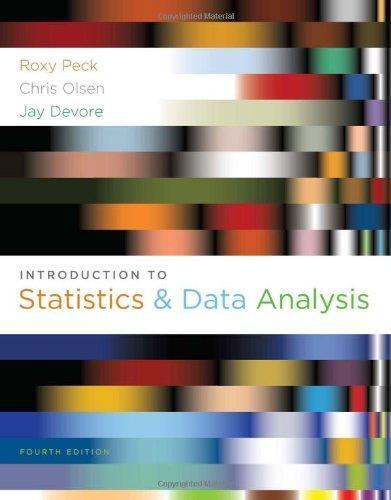 Introduction To Statistics And Data Analysis 4Th