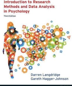 Introduction To Research Methods And Data Analysis In Psychology 3Rd