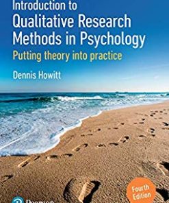 Introduction to Qualitative Research Methods in Psychology 4th