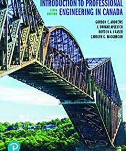 Introduction to Professional Engineering in Canada Fifth Canadian