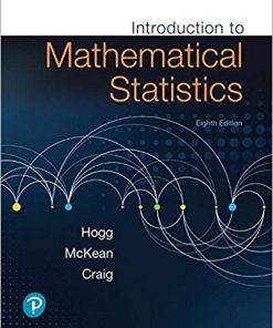 Introduction to Mathematical Statistics 8th by Robert V Hogg