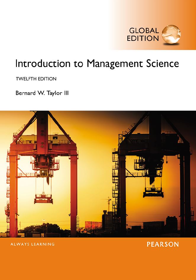 Introduction to Management Science 12th 12E
