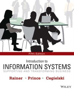 Introduction to Information Systems 5th 5E