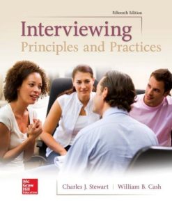Interviewing Principles And Practices 15Th
