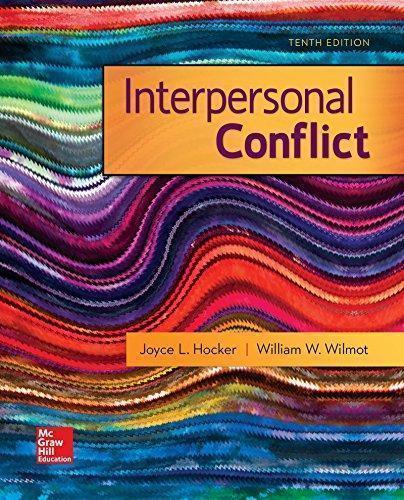 Interpersonal Conflict 10Th