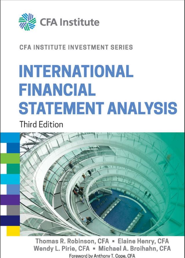 International Financial Statement Analysis 3rd 3E Thomas Robinson