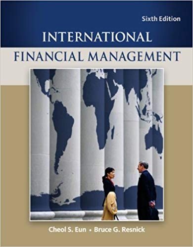 International Financial Management 6th by Cheol Eun