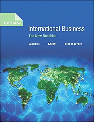 International Business The New Realities 4th by Cavusgil