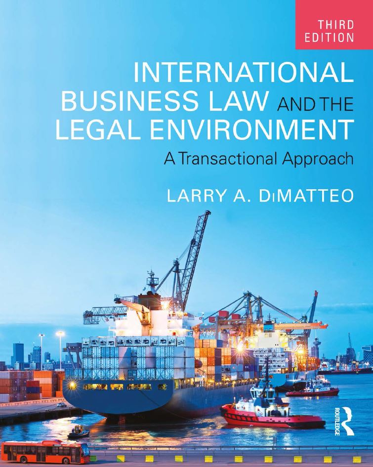 International Business Law and the Legal Environment 3rd 3E