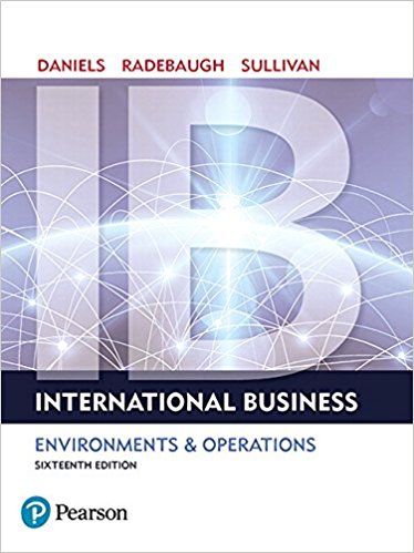 International Business 16th by John Daniels