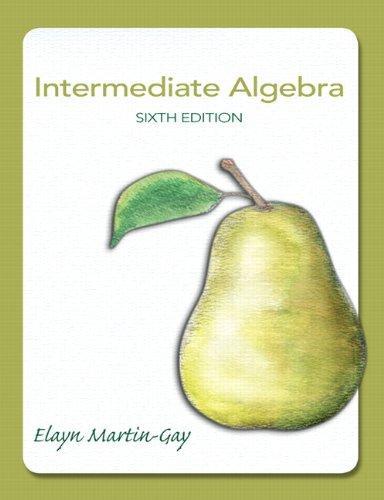 Intermediate Algebra 6Th