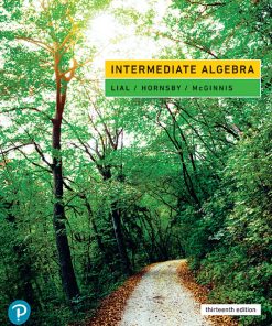 Intermediate Algebra 13th 13E Margaret Lial
