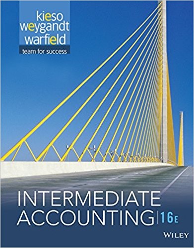 Intermediate Accounting 16th by Donald E Kieso