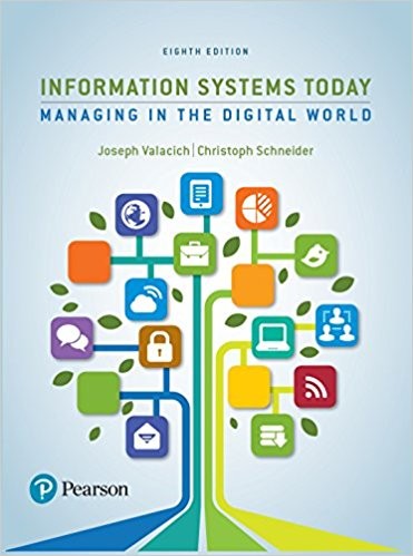Information Systems Today Managing in the Digital World 8th