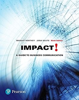 Impact A Guide to Business Communication 9th