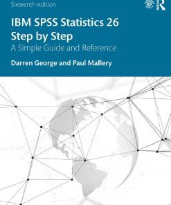 IBM SPSS Statistics 26 Step by Step 16th 16E