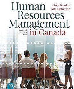 Human Resources Management in Canada Fourteenth 14th Canadian