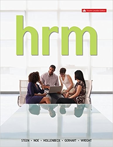 Human Resource Management 4th Canadian by Sandra Steen