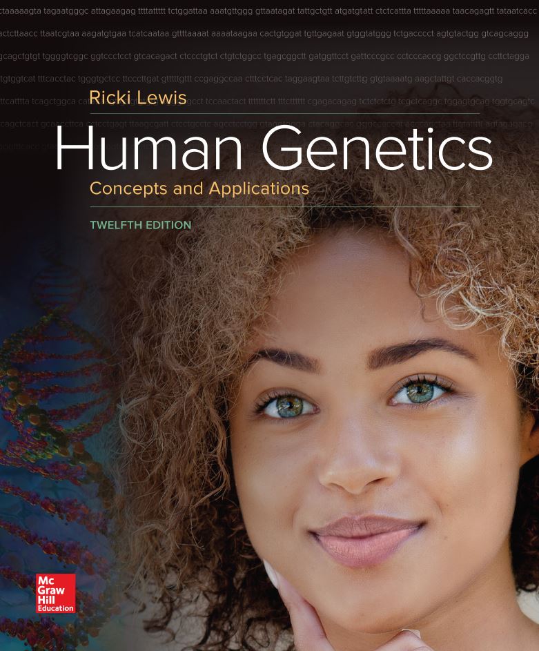 Human Genetics 12th 12E Ricki Lewis