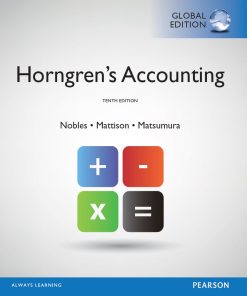 Horngren8217s Accounting 10th 10E Tracie Nobles