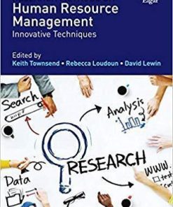 Handbook of qualitative research methods on human resource management innovative techniques