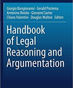 Handbook of Legal Reasoning and Argumentation 1st ed 2018