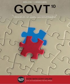 GOVT 10th 10E Edward Sidlow Beth Henschen