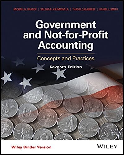 Government NotforProfit Accounting Concepts Practices 7th