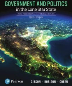 Government And Politics In The Lone Star State 10Th