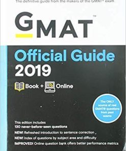 Gmat Official Guide 2019 3Rd