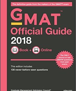 GMAT Official Guide 2018 Book