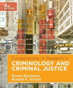 Fundamentals Of Research In Criminology And Criminal Justice 4Th