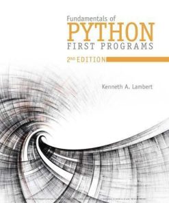 Fundamentals Of Python First Programs 2Nd